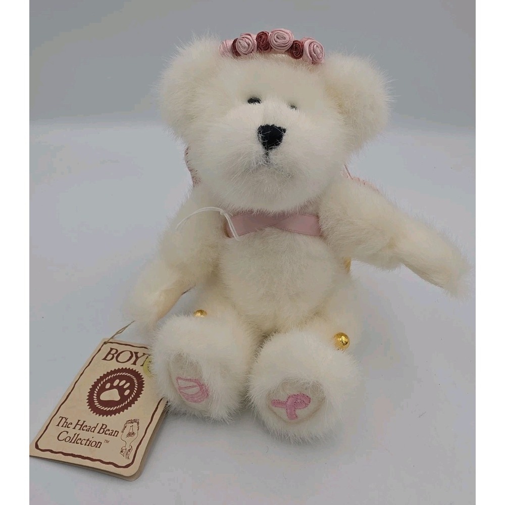 Adorable Breast Cancer Boyds Bears Plush, Faith L. Bearywell, Ltd. Edition, NWT
